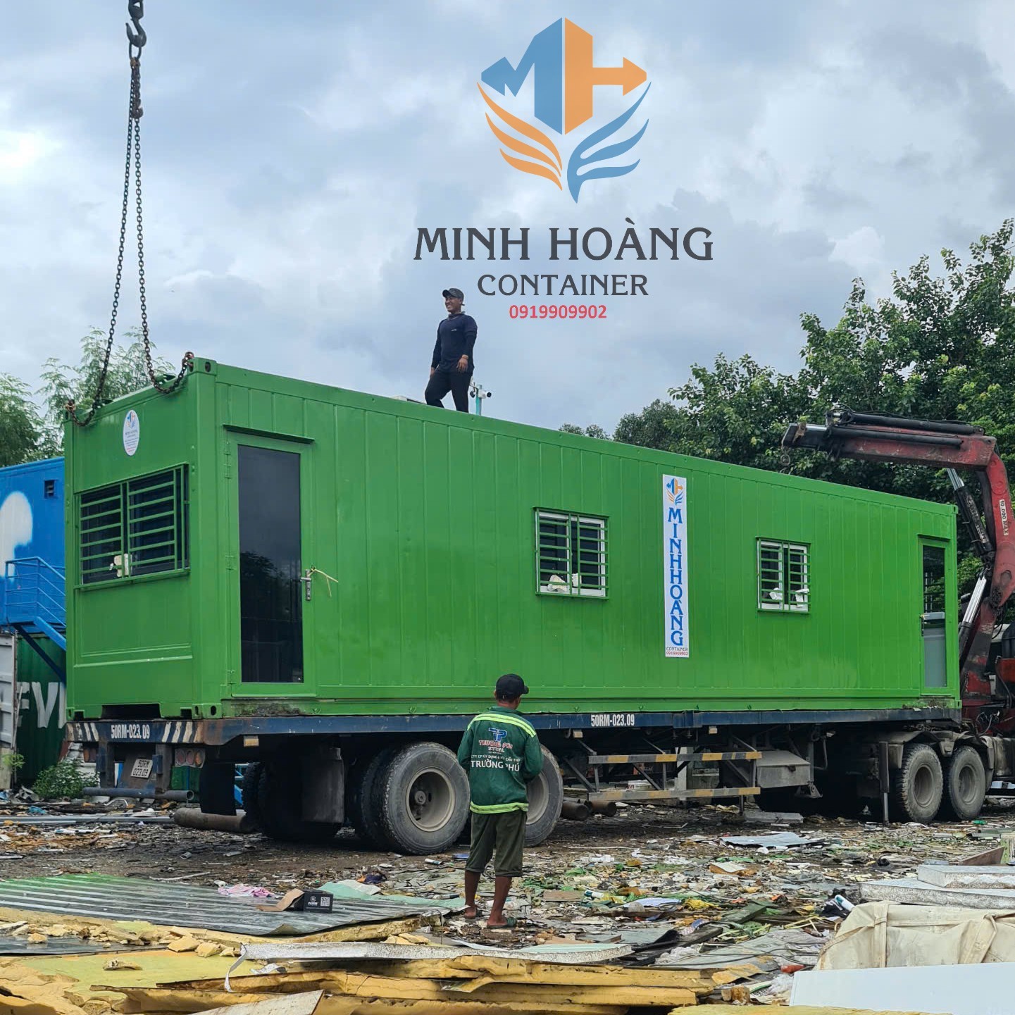 Container văn phòng  cho thuê  40 feet vỏ lạnh